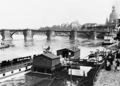 Augustusbrücke, Dresden, ca. 1910 von Jousset